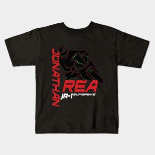 Jonathan Rea JR1 Superbike MotoGP Racing Champions Kids T-Shirt